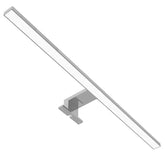 Avide LED Τετράγωνο Φωτιστικό Καθρέφτη/Τοίχου Chrome Πλαστικό 600mm NW 4000K 8W IP44